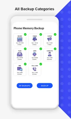 Phone Backup & Restore android App screenshot 2